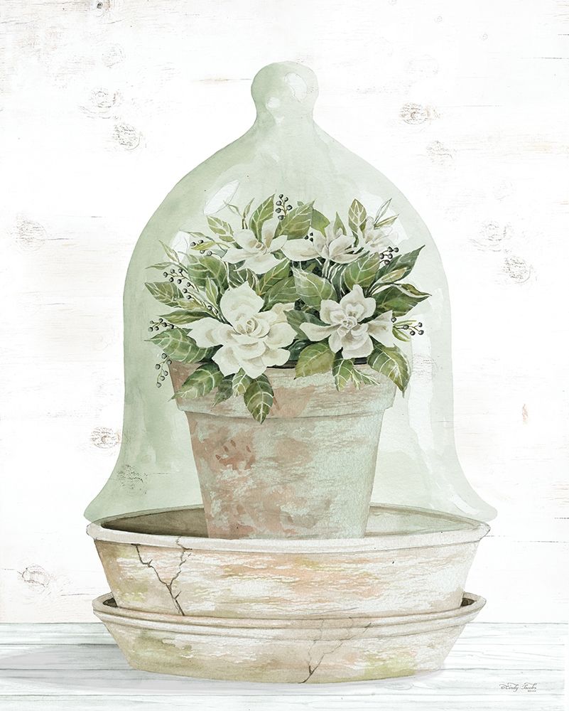 Floral Cloche I art print by Cindy Jacobs for $57.95 CAD