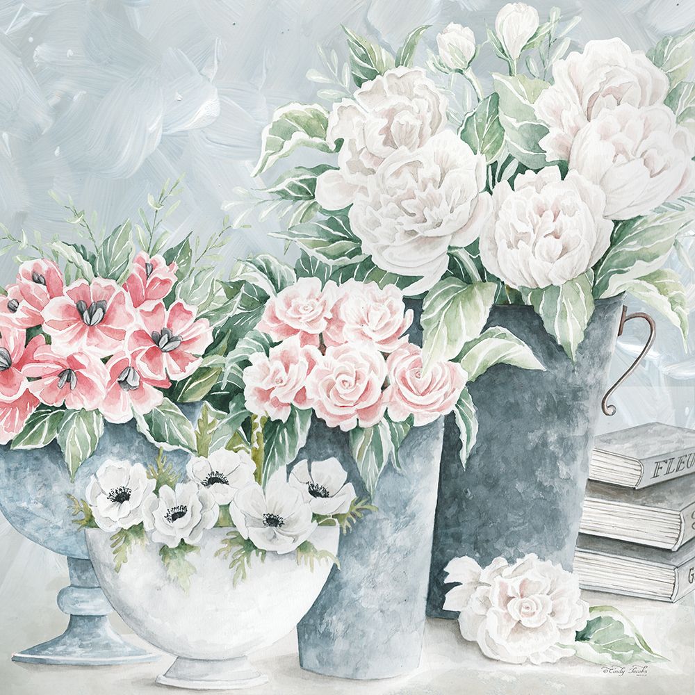 Plentiful Blooms II art print by Cindy Jacobs for $57.95 CAD