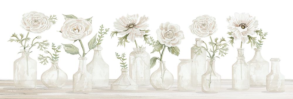 Pretty Posies in a Row art print by Cindy Jacobs for $57.95 CAD