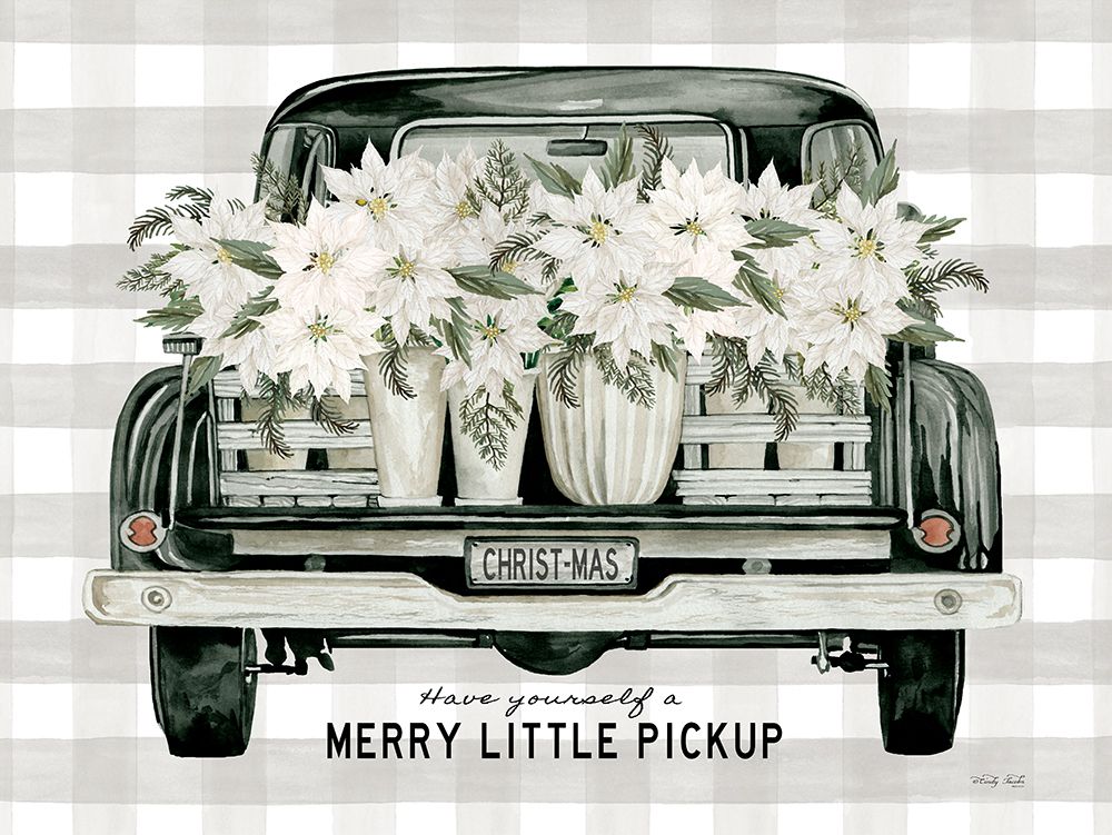 Merry Little Pickup art print by Cindy Jacobs for $57.95 CAD