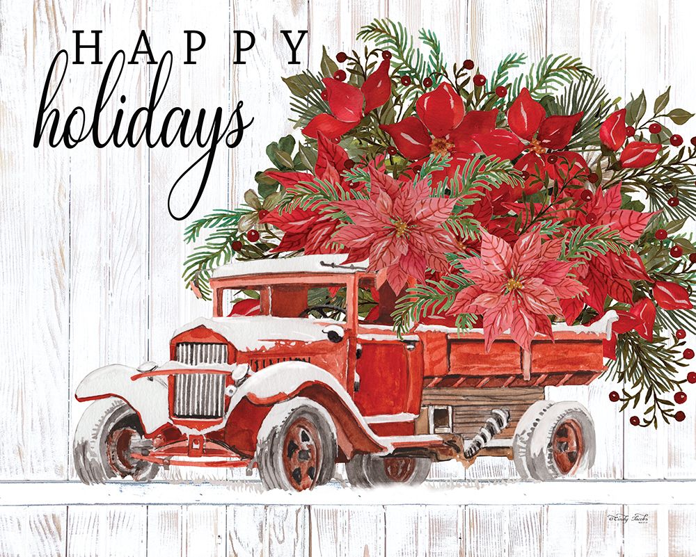 Happy Holidays art print by Cindy Jacobs for $57.95 CAD