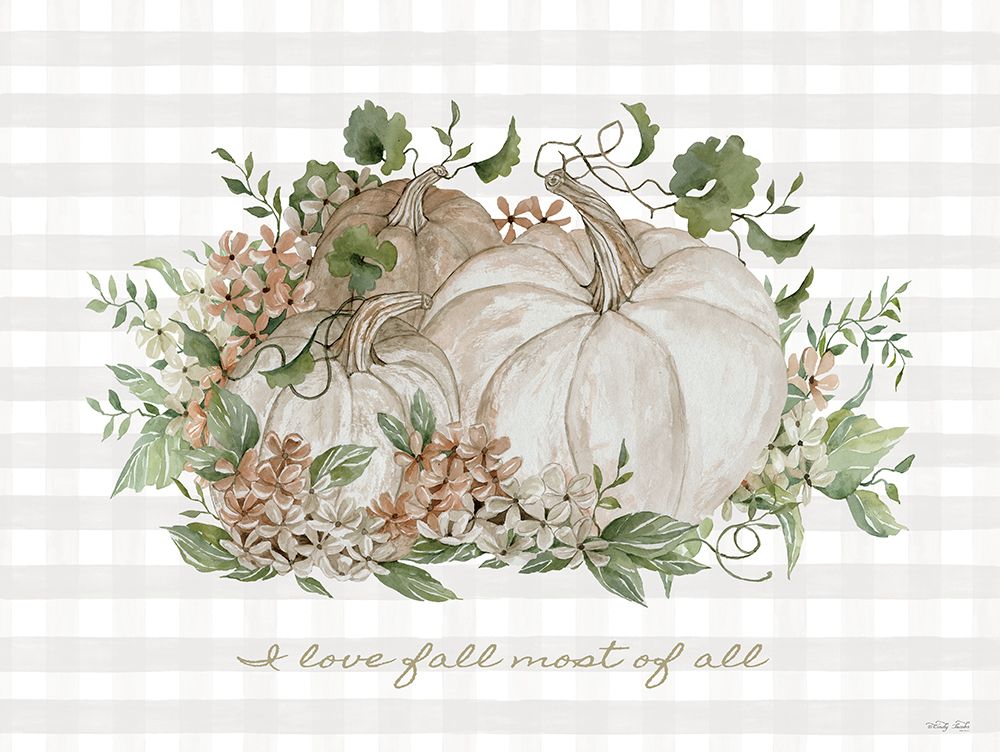 I Love Fall Most of All art print by Cindy Jacobs for $57.95 CAD