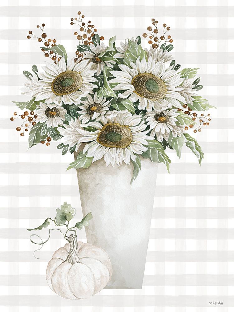 Fall Sunflowers II art print by Cindy Jacobs for $57.95 CAD