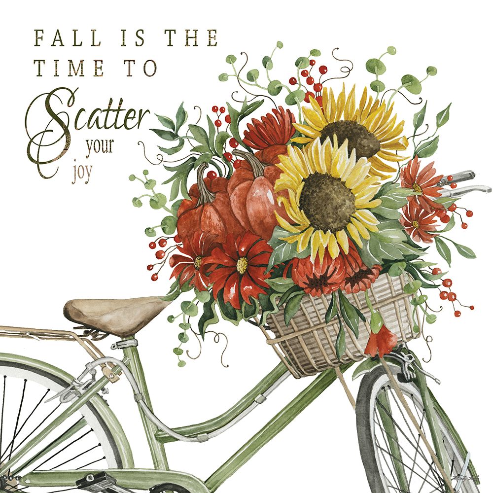 Fall is the Time to Scatter Your Joy art print by Cindy Jacobs for $57.95 CAD