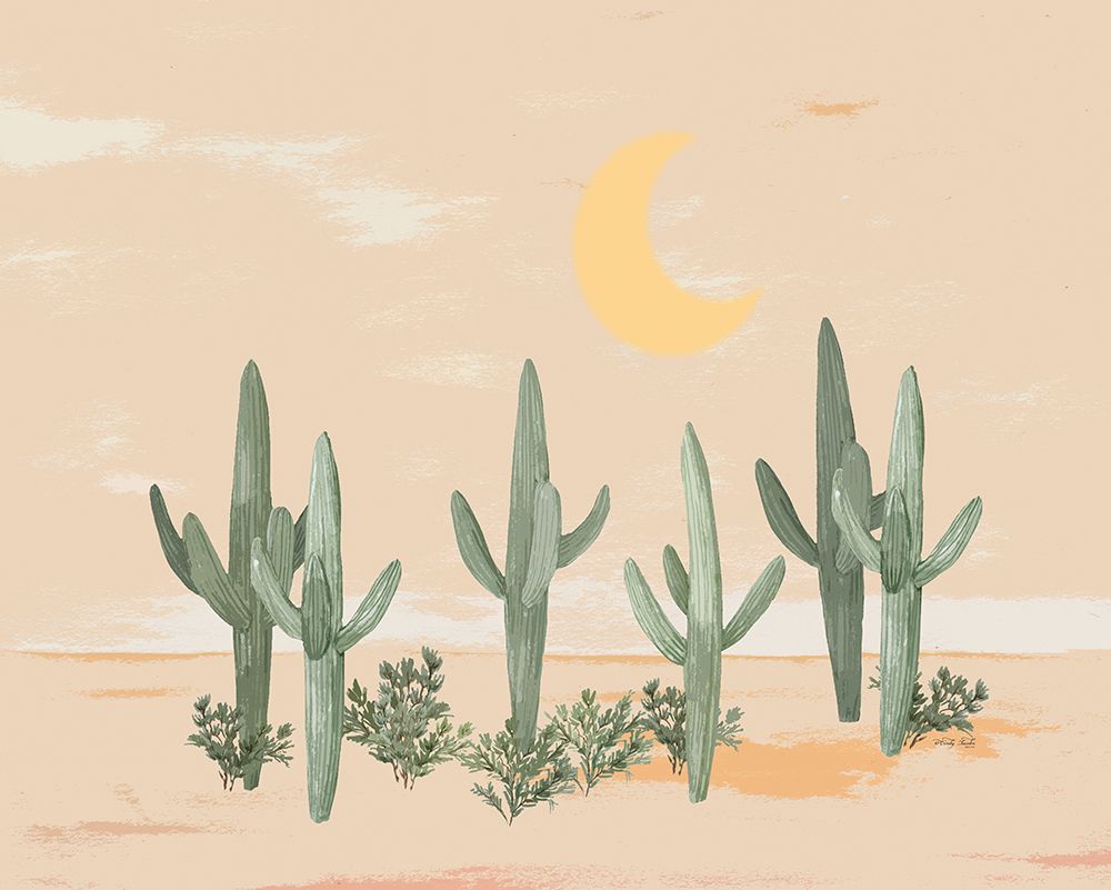 Desert Moon II art print by Cindy Jacobs for $57.95 CAD
