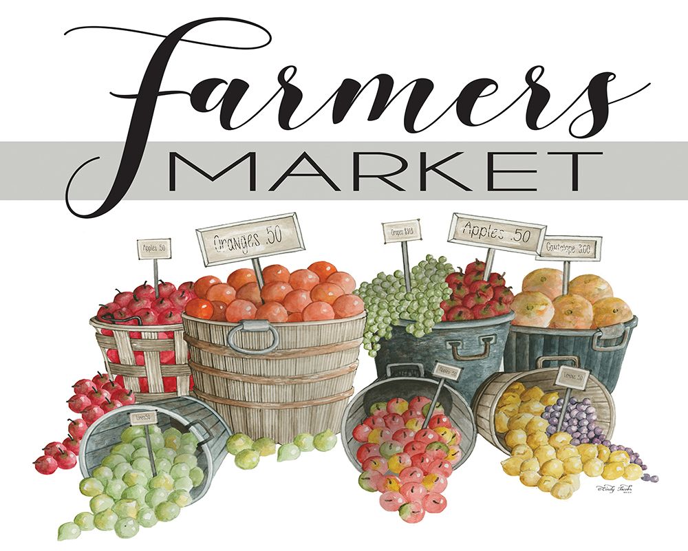 Farmers Market art print by Cindy Jacobs for $57.95 CAD