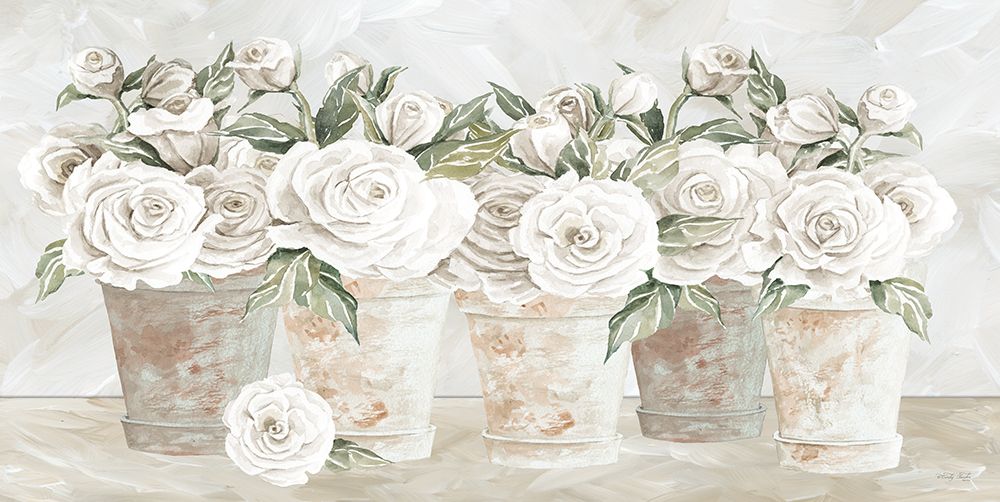 Potted Roses art print by Cindy Jacobs for $57.95 CAD