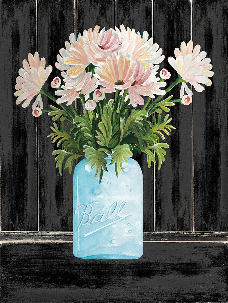 Farmhouse Flowers II art print by Cindy Jacobs for $57.95 CAD