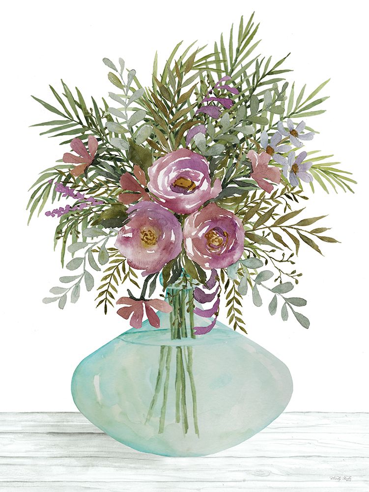 Purple Blush Bouquet II art print by Cindy Jacobs for $57.95 CAD