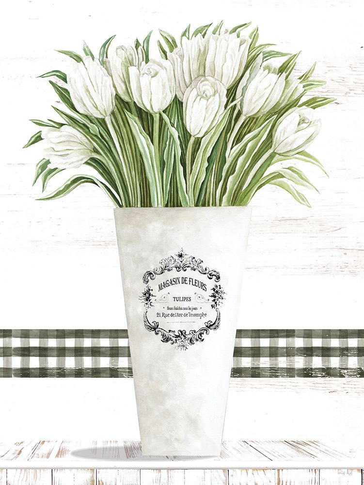 White Tulips art print by Cindy Jacobs for $57.95 CAD