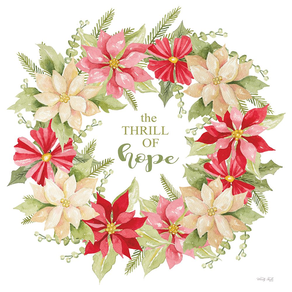 The Thrill of Hope Wreath art print by Cindy Jacobs for $57.95 CAD
