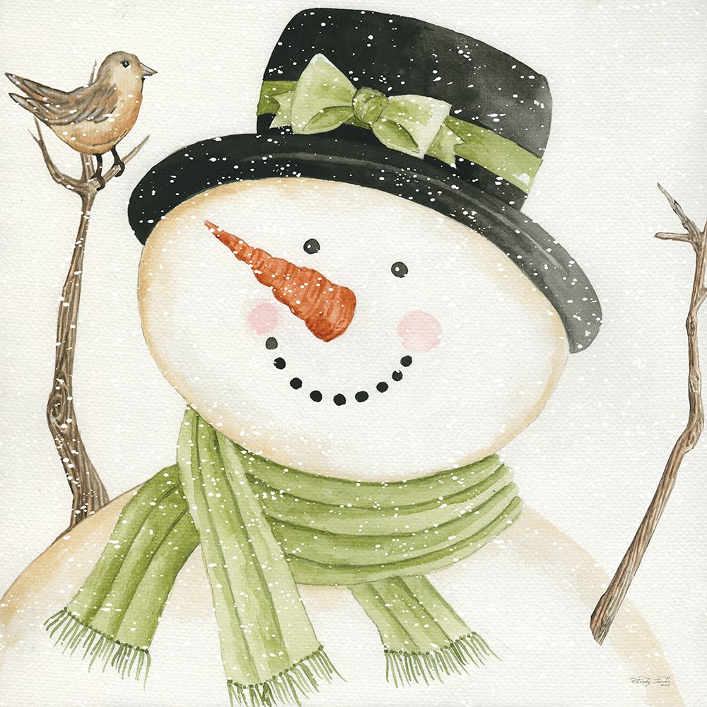 Mrs. Frosty art print by Cindy Jacobs for $57.95 CAD