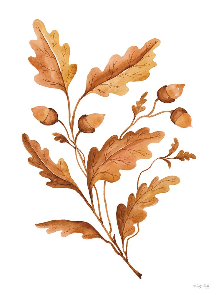 Fall Leaf Stem I art print by Cindy Jacobs for $57.95 CAD