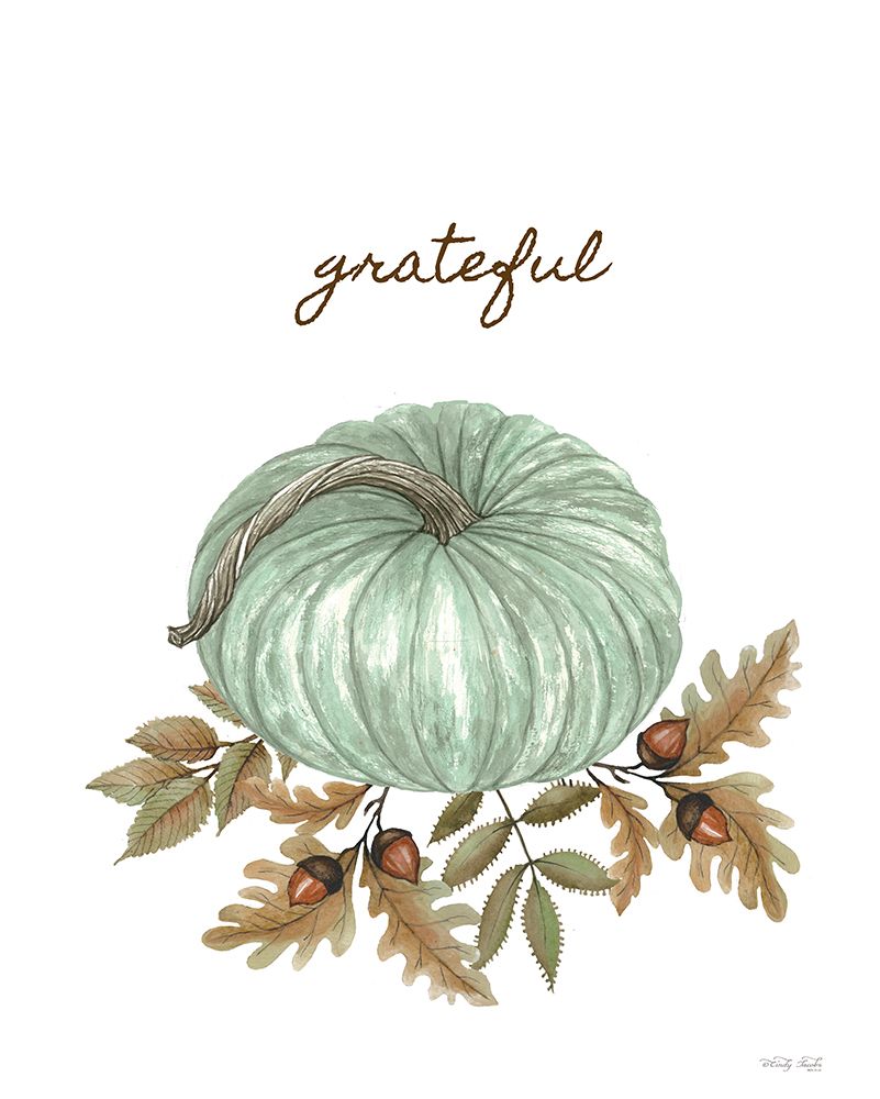 Grateful Pumpkin art print by Cindy Jacobs for $57.95 CAD
