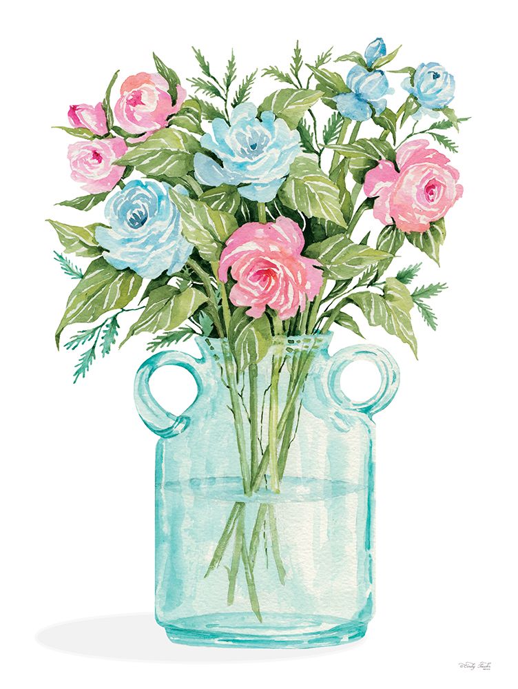 Pretty Posies II art print by Cindy Jacobs for $57.95 CAD
