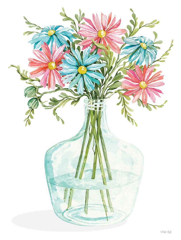 Pretty Posies III art print by Cindy Jacobs for $57.95 CAD