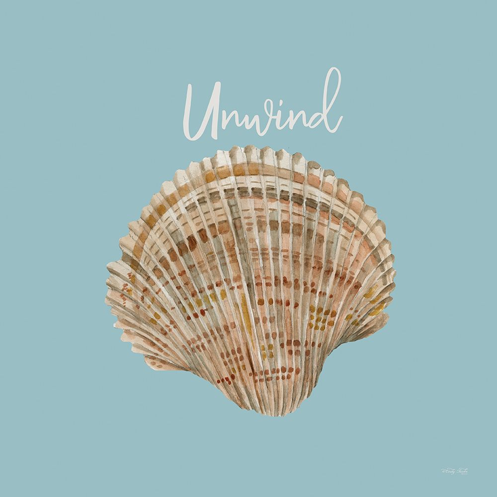 Unwind Seashell art print by Cindy Jacobs for $57.95 CAD