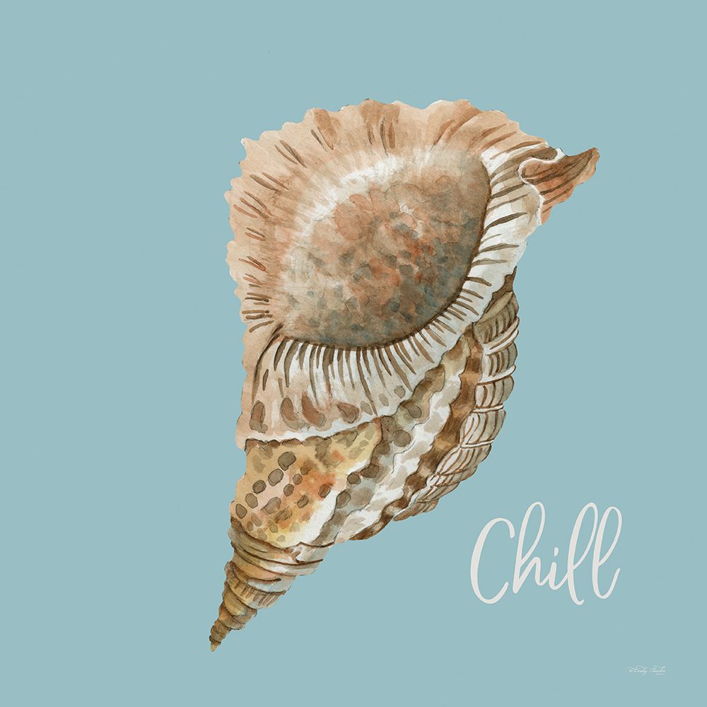 Chill Seashell art print by Cindy Jacobs for $57.95 CAD