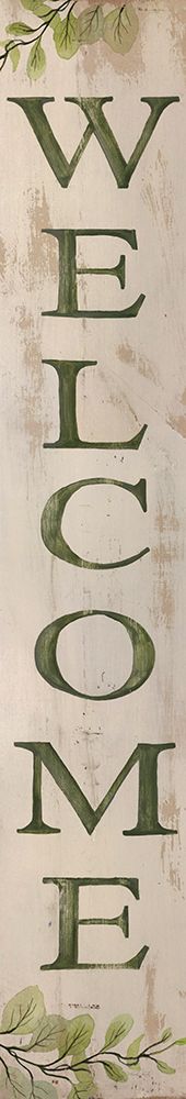 Welcome Porch Sign 1 art print by Cindy Jacobs for $57.95 CAD