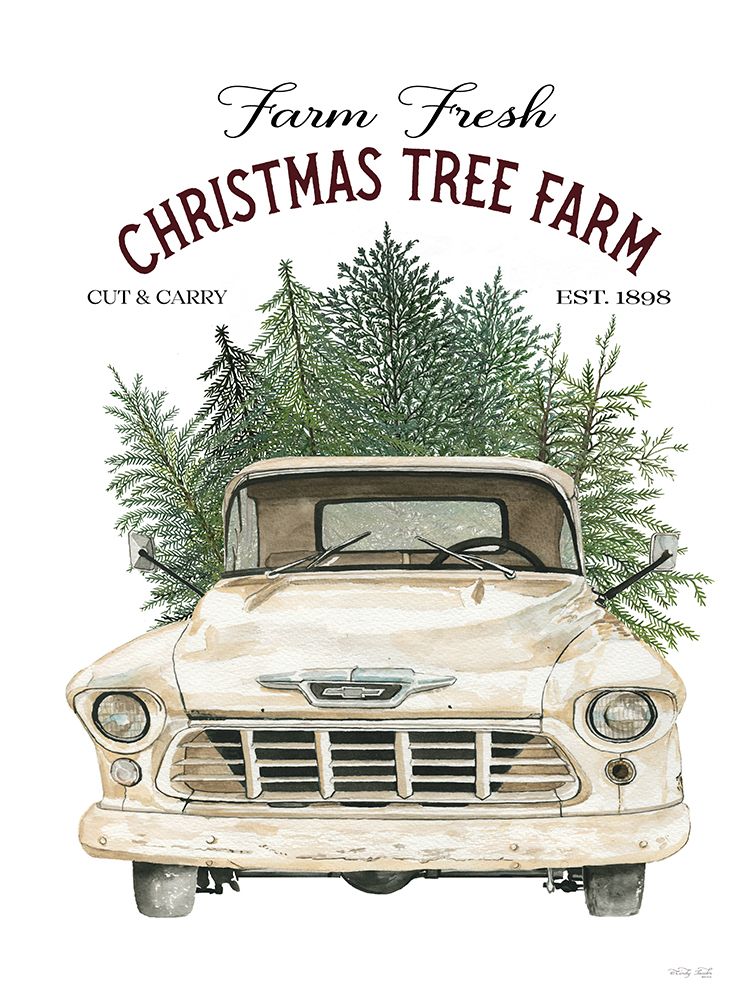 Christmas Tree Farm art print by Cindy Jacobs for $57.95 CAD