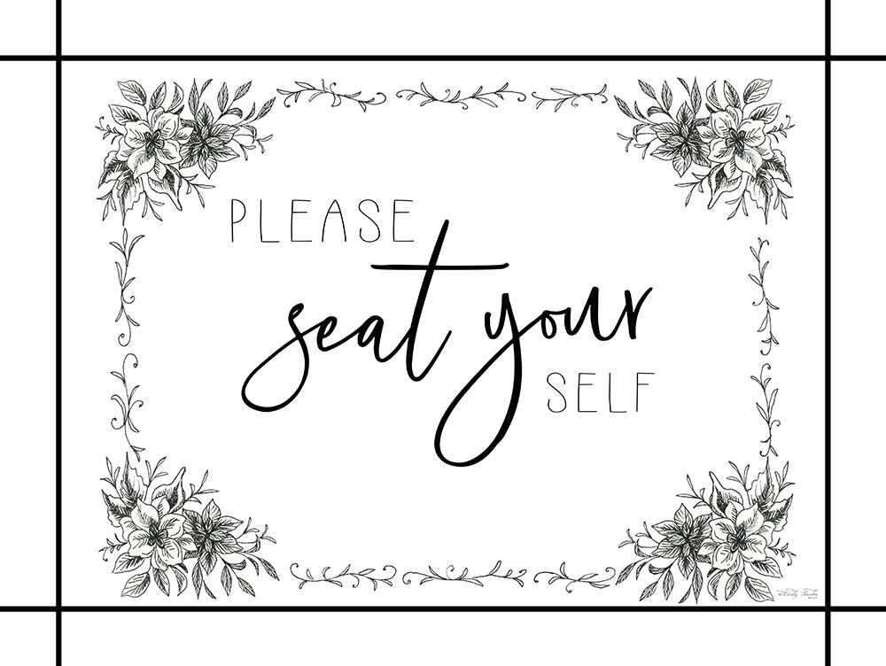 Please Seat Yourself art print by Cindy Jacobs for $57.95 CAD