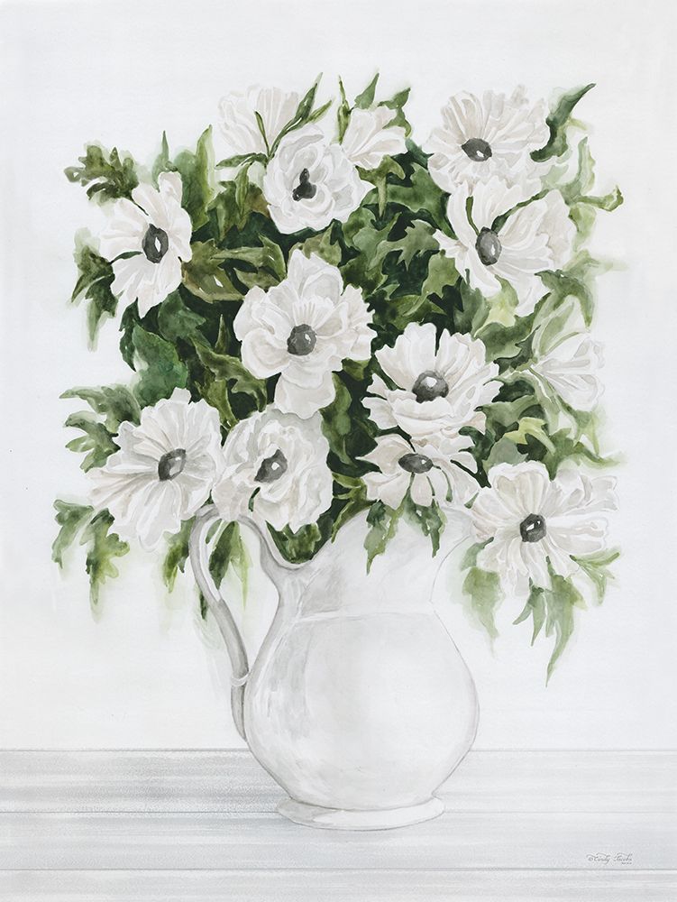Pitcher of Poppies art print by Cindy Jacobs for $57.95 CAD