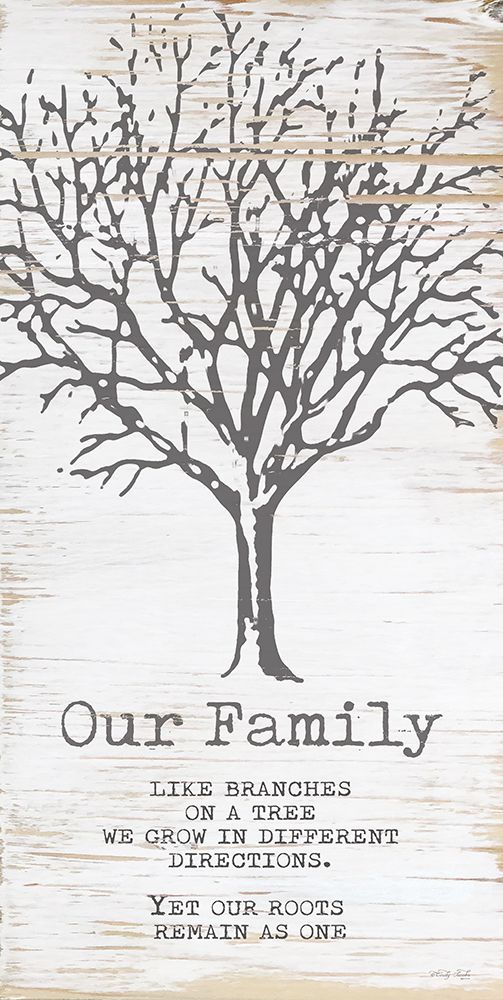 Our Family art print by Cindy Jacobs for $57.95 CAD