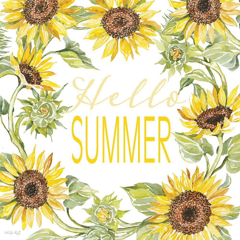Hello Summer art print by Cindy Jacobs for $57.95 CAD