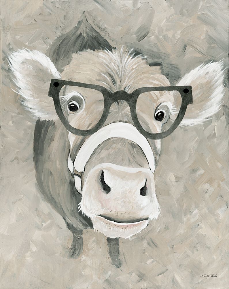 Hello There Cow art print by Cindy Jacobs for $57.95 CAD