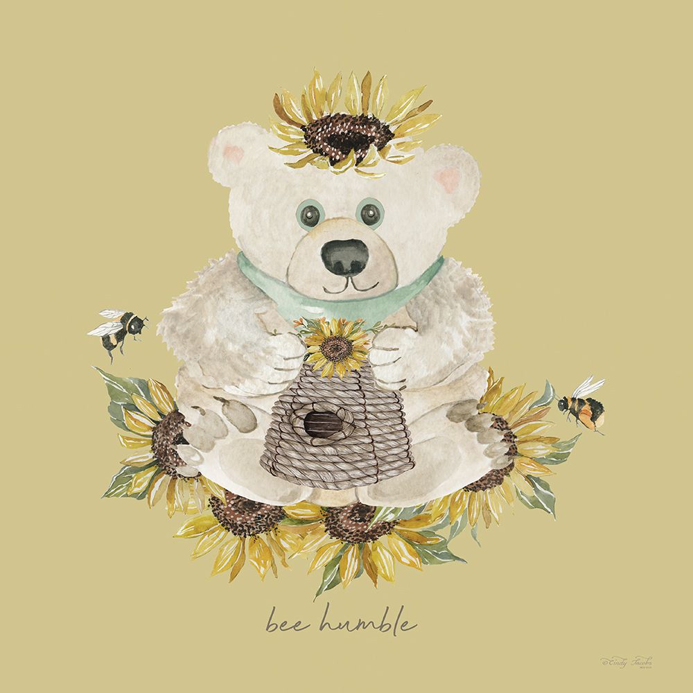 Baby Bear - Bee Humble art print by Cindy Jacobs for $57.95 CAD
