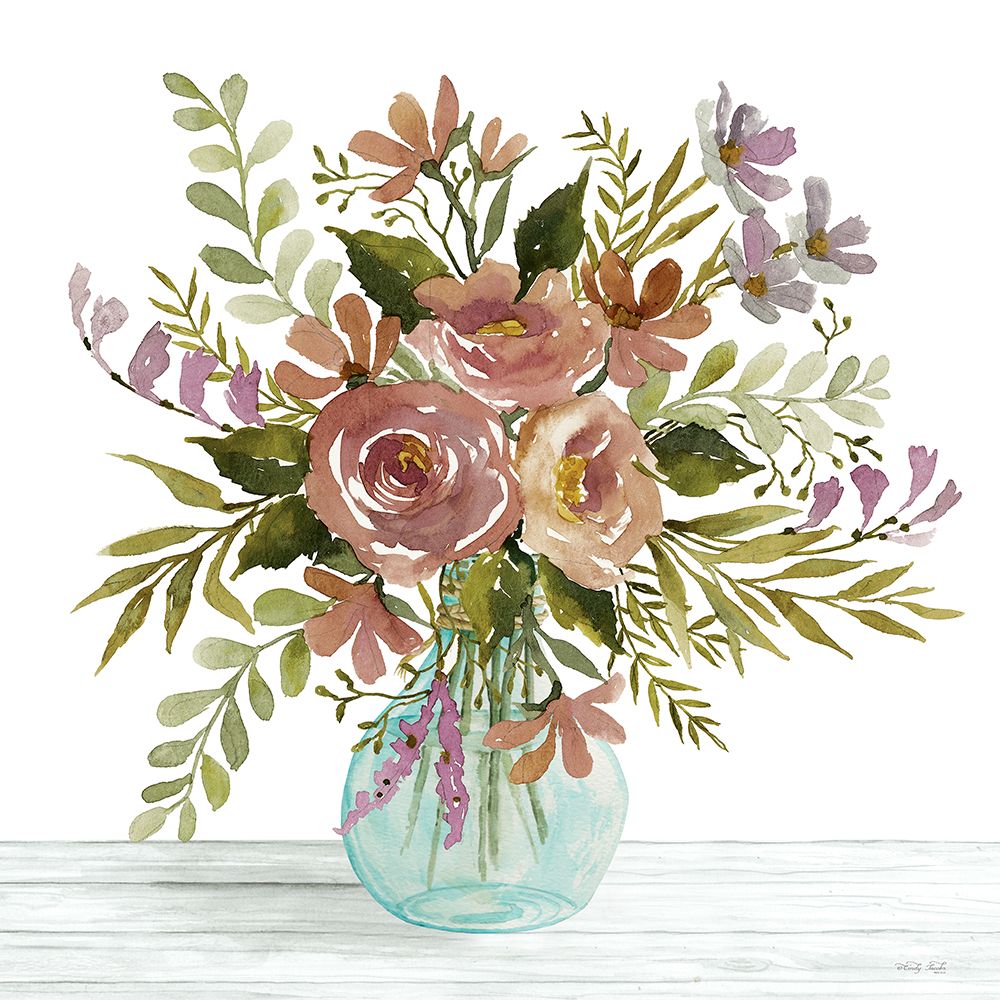 Whimsy Floral I art print by Cindy Jacobs for $57.95 CAD