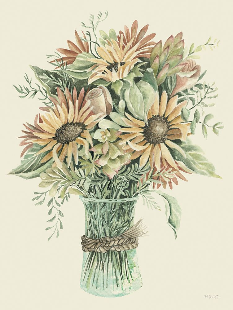 Sunflower Frenzy art print by Cindy Jacobs for $57.95 CAD