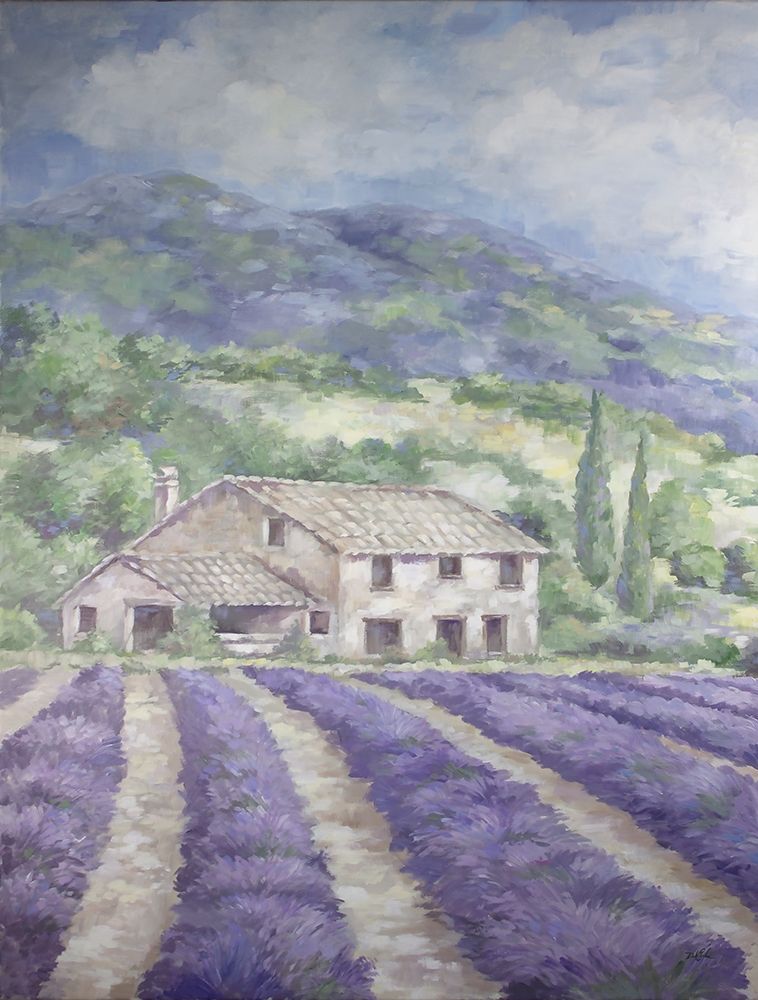 French Farmhouse Lavender art print by Debi Coules for $57.95 CAD