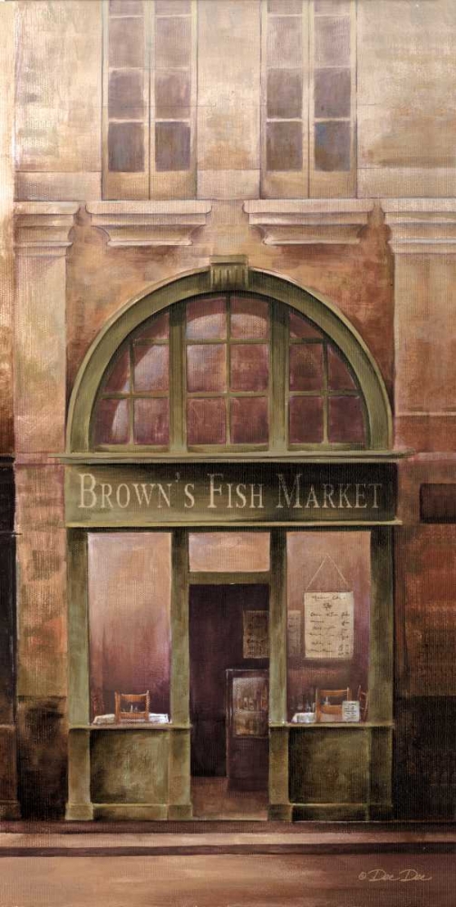 Fish Market art print by Dee Dee for $57.95 CAD