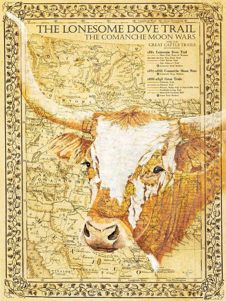 Lonesome Dove Trail art print by Diane Fifer for $57.95 CAD