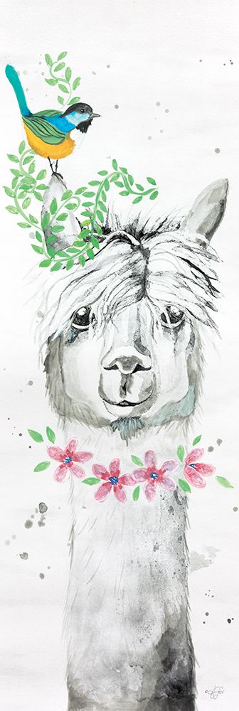 Twinkle the Alpaca art print by Diane Fifer for $57.95 CAD
