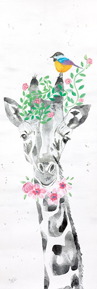 Sparkle the Giraffe art print by Diane Fifer for $57.95 CAD