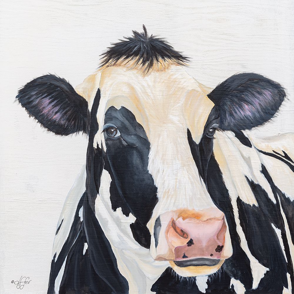 Holstein Cow art print by Diane Fifer for $57.95 CAD