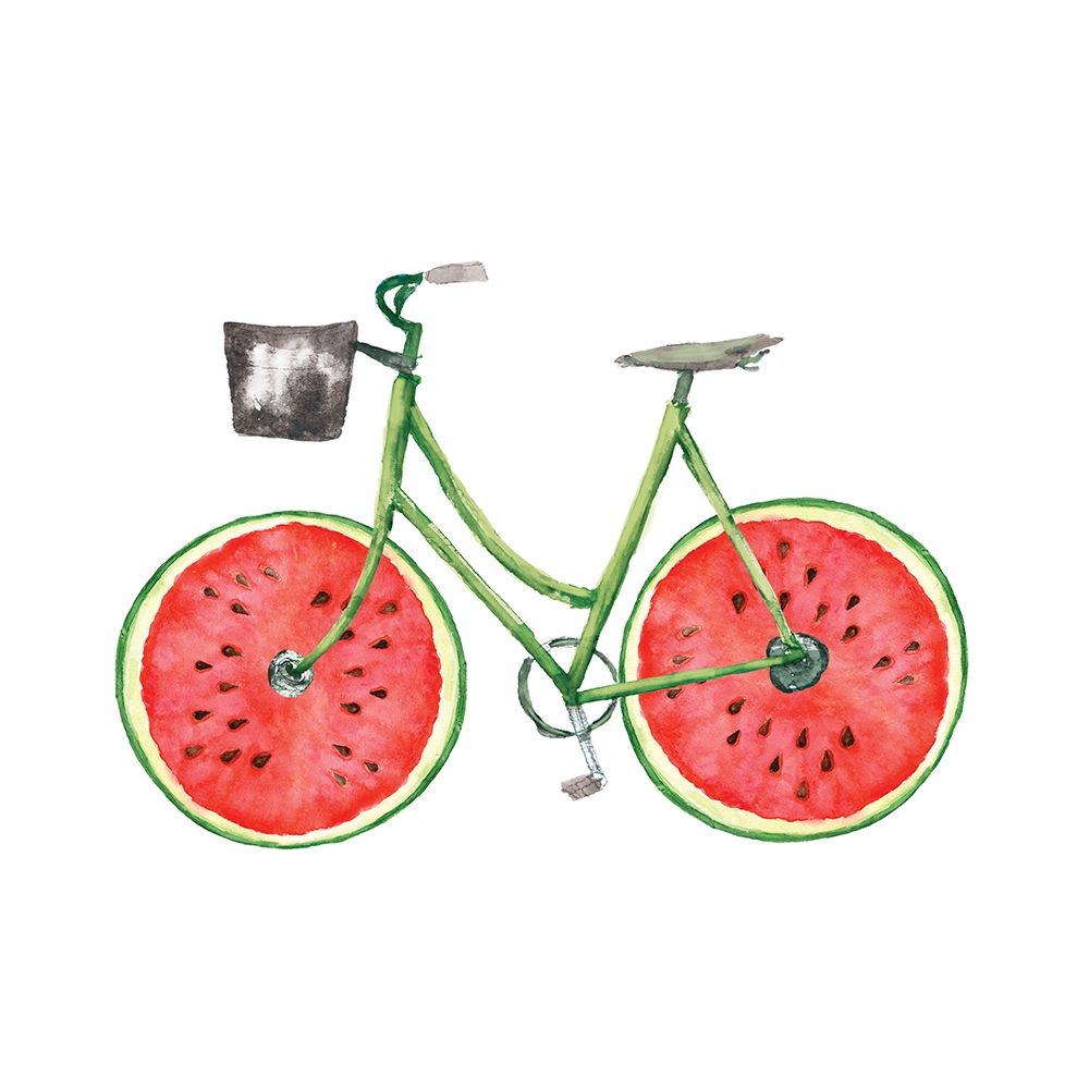 Watermelon Bike art print by Dogwood Portfolio for $57.95 CAD