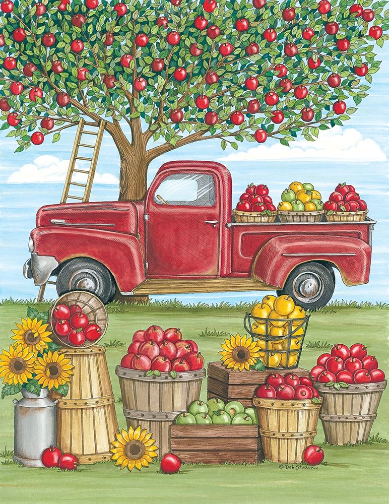 Apple Time art print by Deb Strain for $57.95 CAD