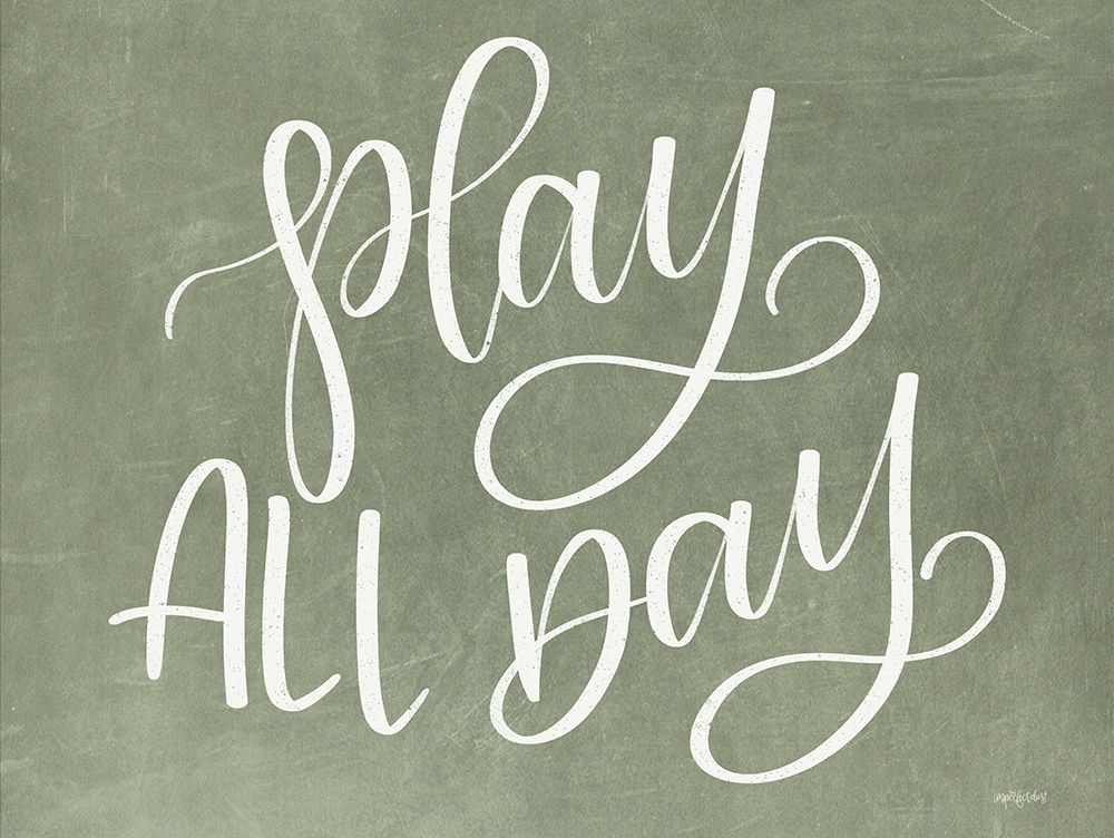 Play All Day art print by Imperfect Dust for $57.95 CAD