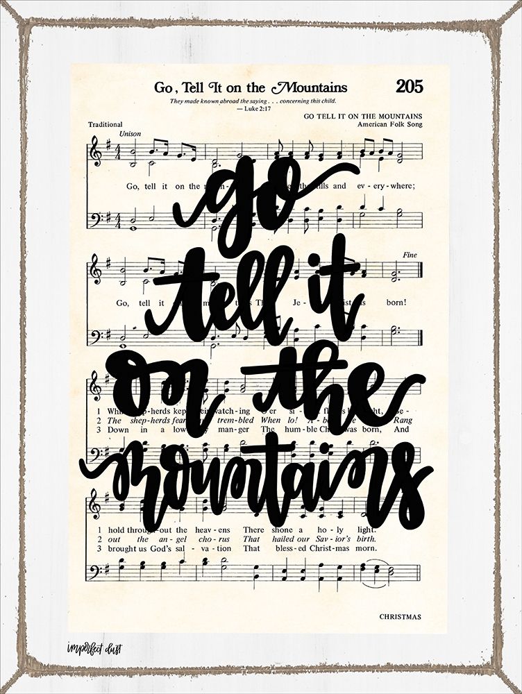 Go Tell It art print by Imperfect Dust for $57.95 CAD