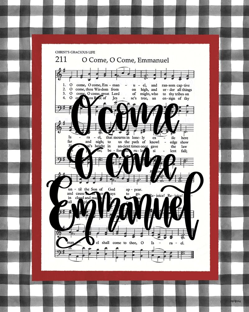 O Come Emmanuel    art print by Imperfect Dust for $57.95 CAD