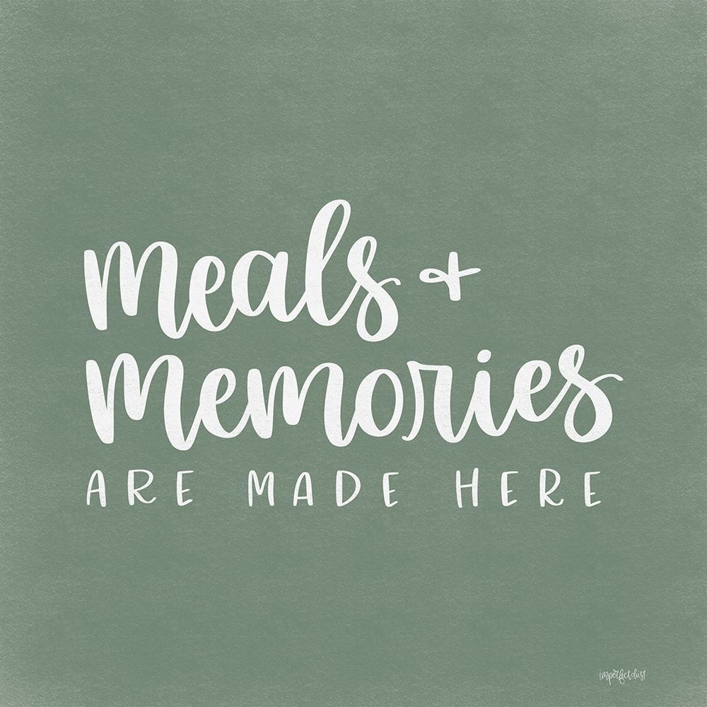 Meals And Memories art print by Imperfect Dust for $57.95 CAD