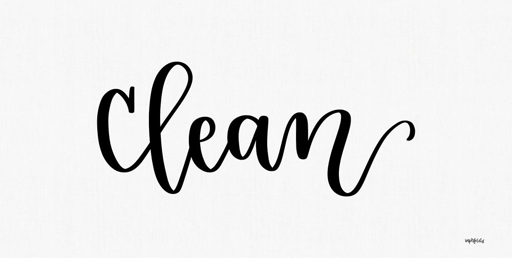 Clean Sign art print by Imperfect Dust for $57.95 CAD