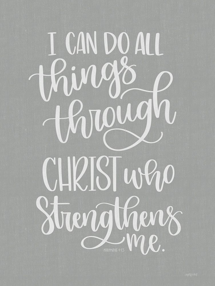 I Can Do All Things art print by Imperfect Dust for $57.95 CAD