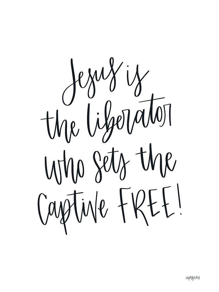Jesus is the Liberator art print by Imperfect Dust for $57.95 CAD
