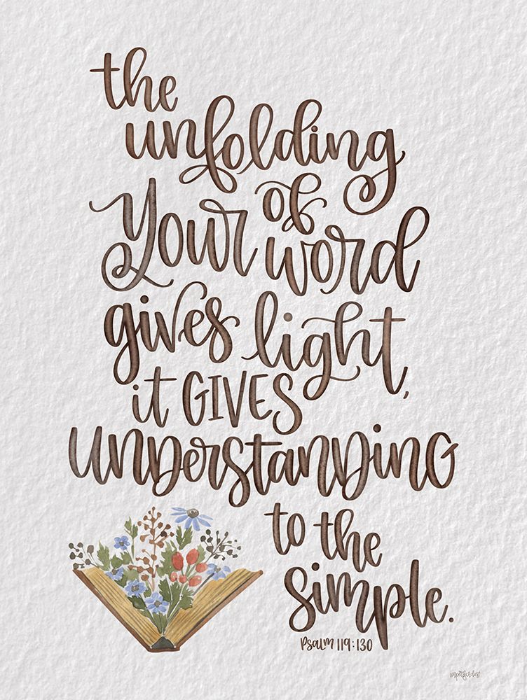 Unfolding of Your Word art print by Imperfect Dust for $57.95 CAD