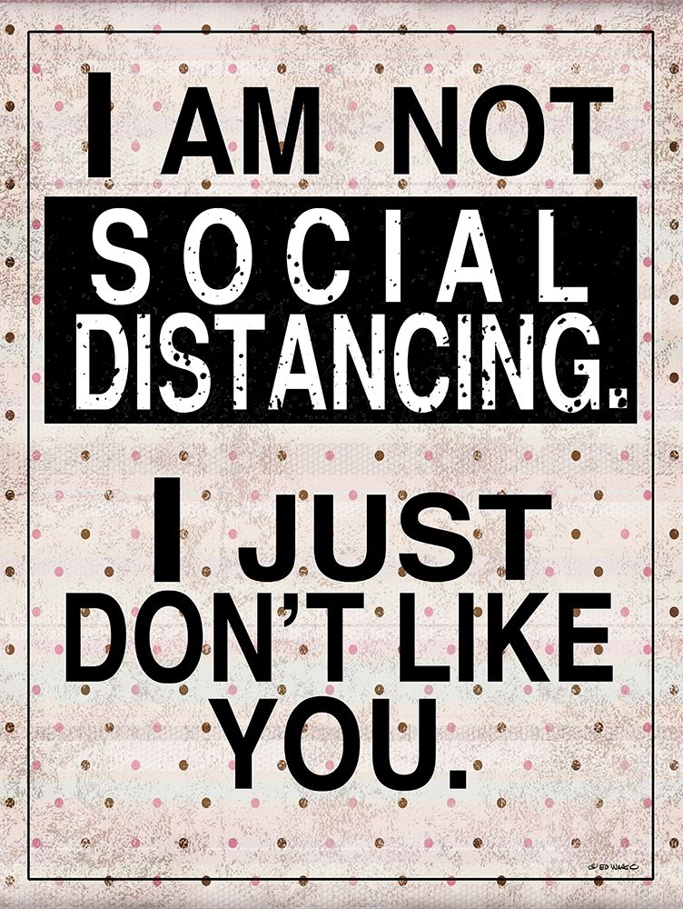 Social Distancing art print by Ed Wargo for $57.95 CAD