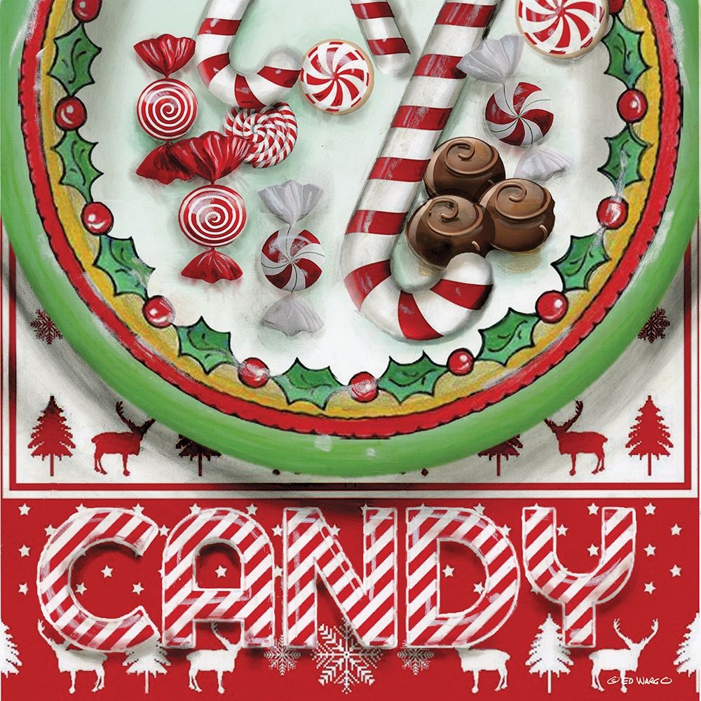 Christmas Candy art print by Ed Wargo for $57.95 CAD